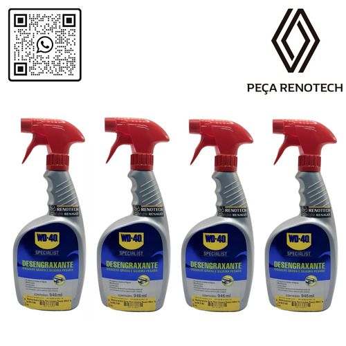 RN 911887-K4 911887 Desengraxante Spray Para Limpeza Pesada 946ml Wd-40 1